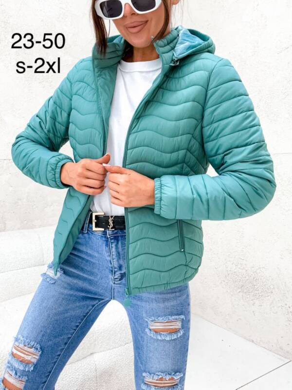 Kurtki damskie cienki Roz S-2XL, 1 Kolor Paczka 5 szt